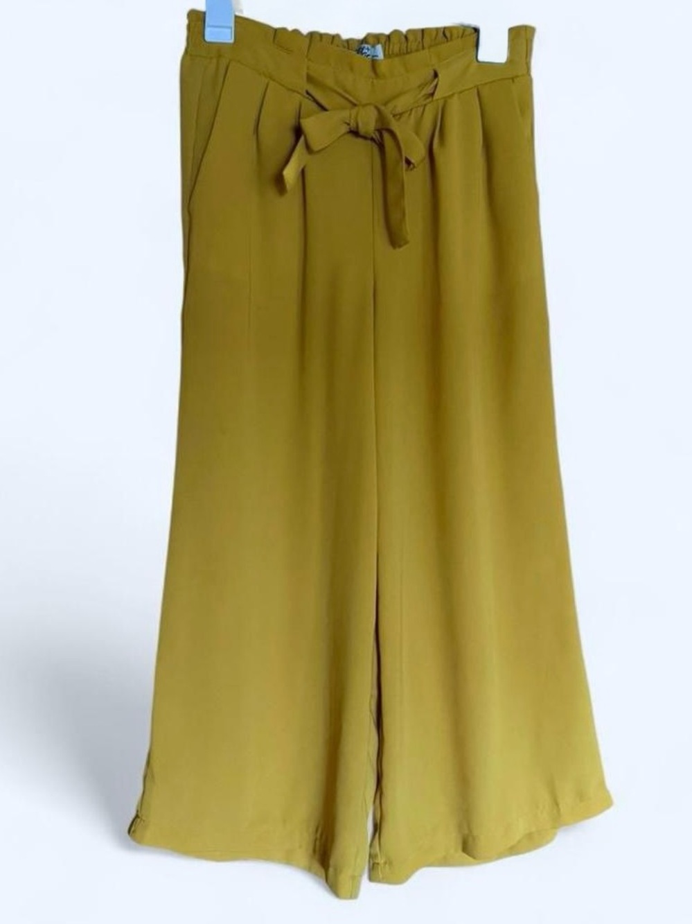 Wide-Leg Tie-Waist Pants
